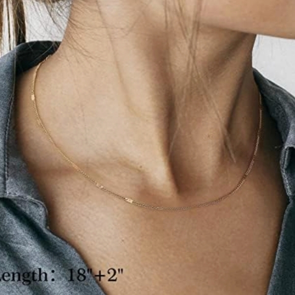 Yesteel Gold Layered M Initial Necklaces 3PCS - Picture 9 of 10